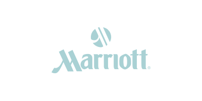 Light blue Marriott brand logo.