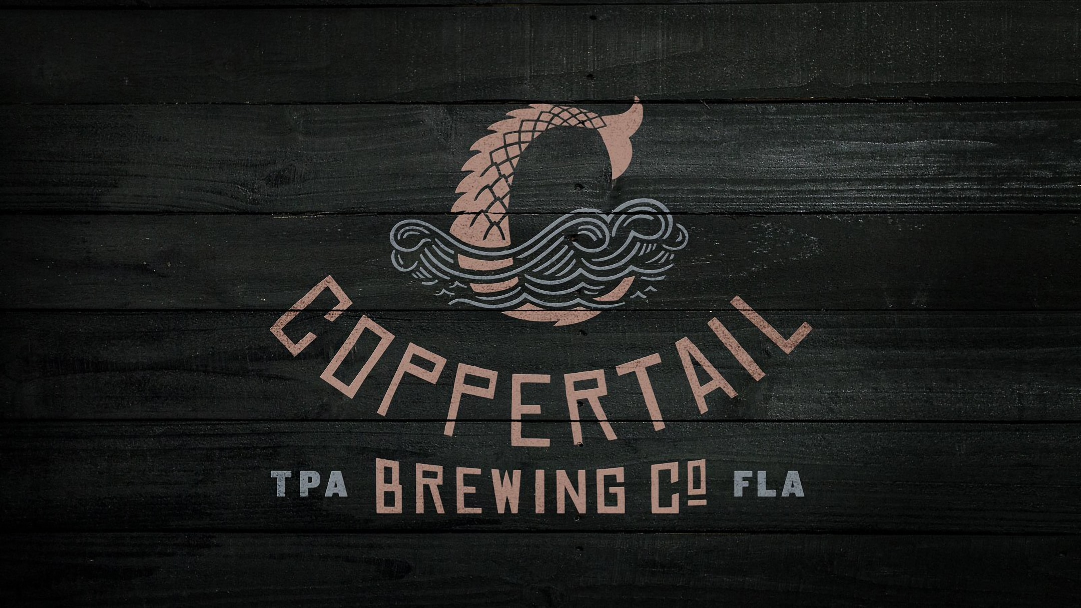 Logo design for coppertail beer branding