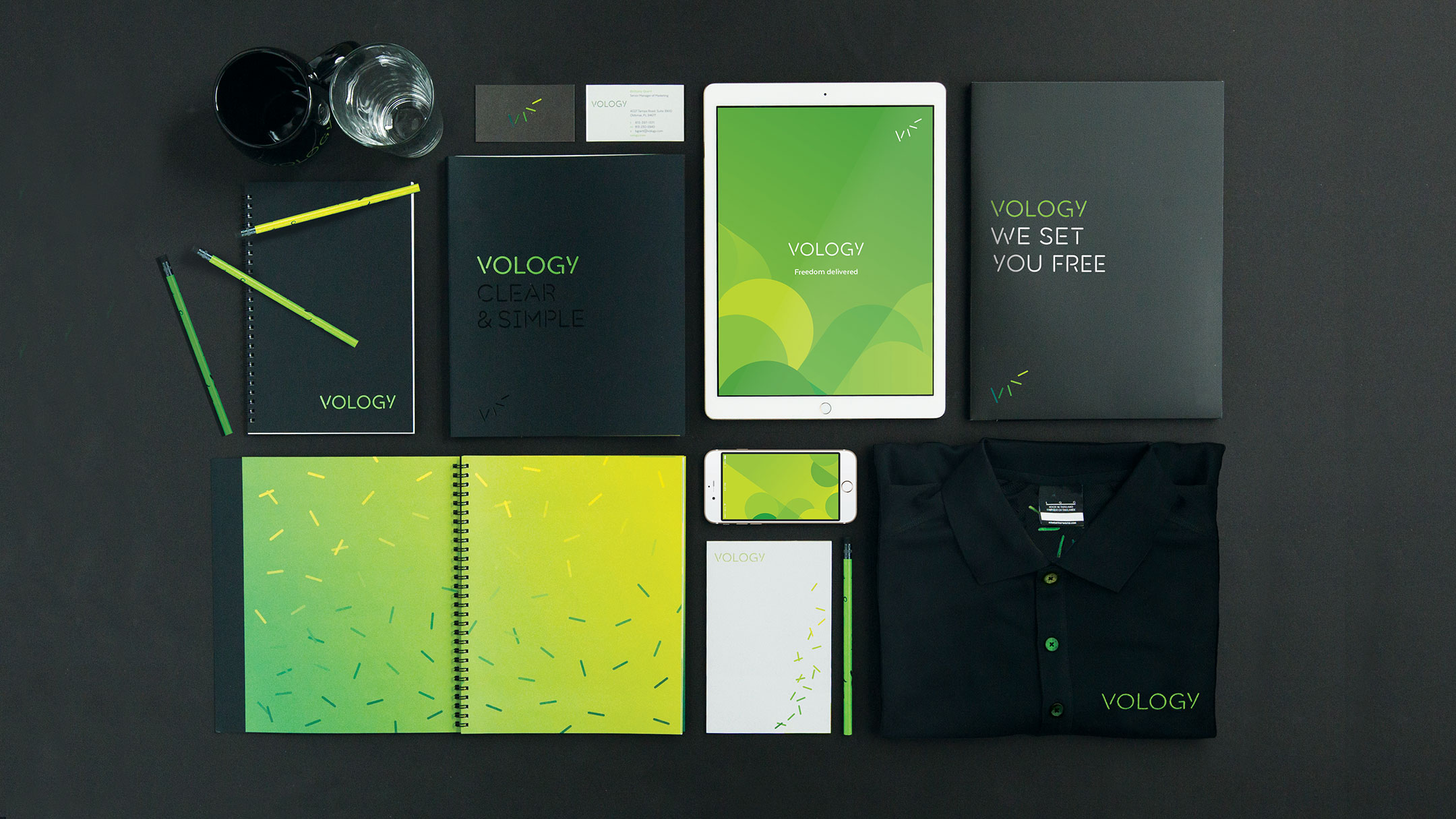 Vology branded collateral