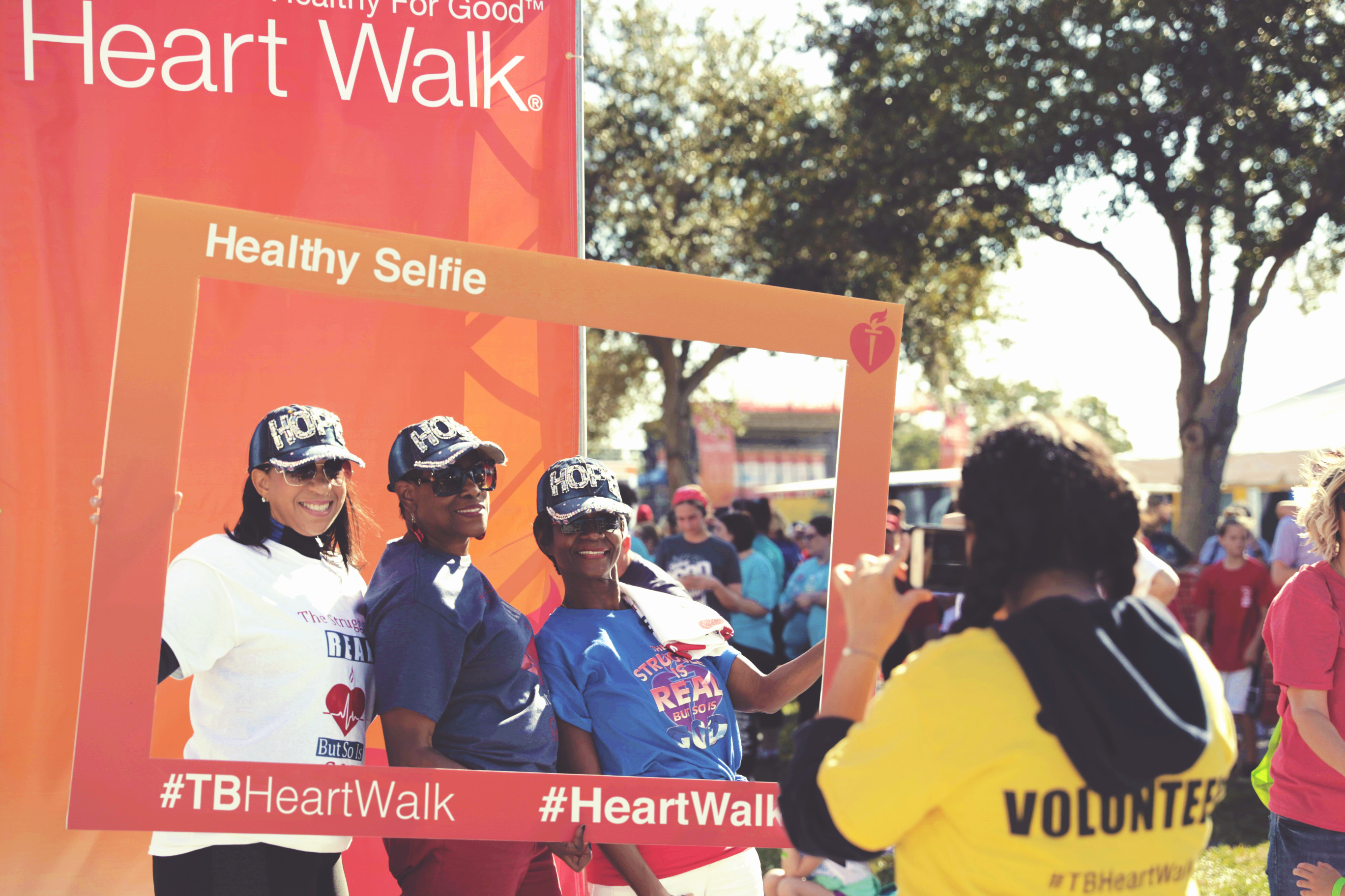 American Heart Associations Rebranded Heart Walk Experience Design - event photo booth
