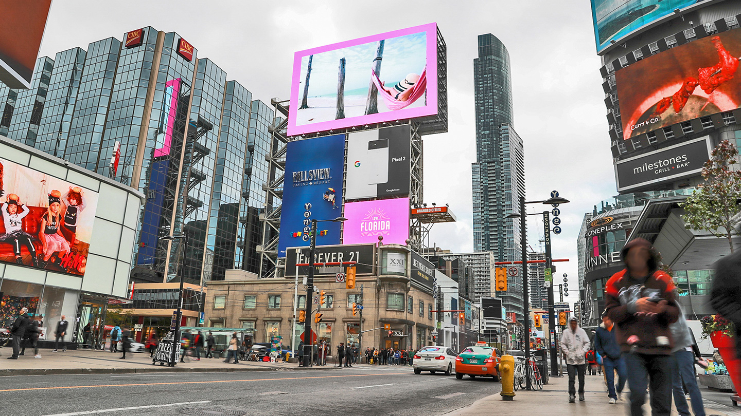 Florida Day in Canada's Integrated Marketing Campaign Creative Example - billboards