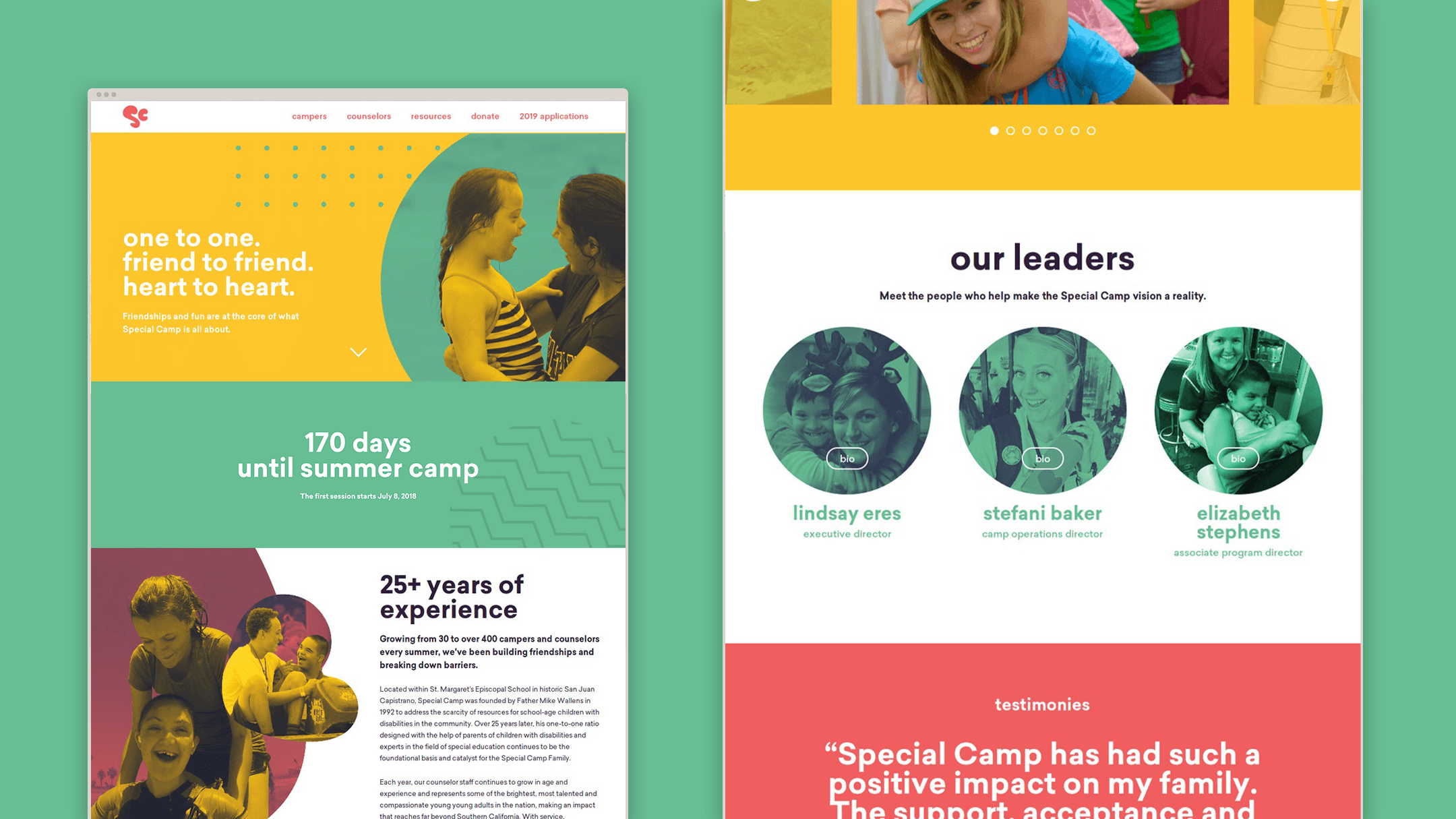 Snippet of the special d —from our nonprofit rebrand initiative, STOKED.